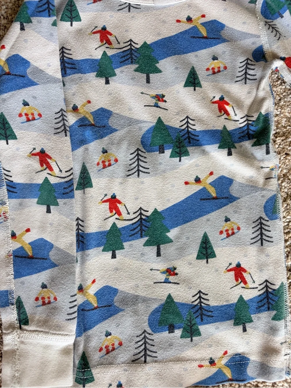 Hanna Andersson Ski Mountain Print Pajama Set